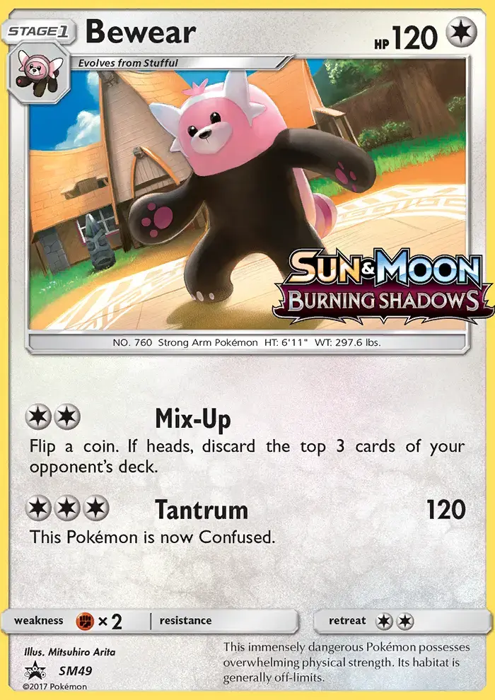 Bewear #SM49 — Sun & Moon Promos