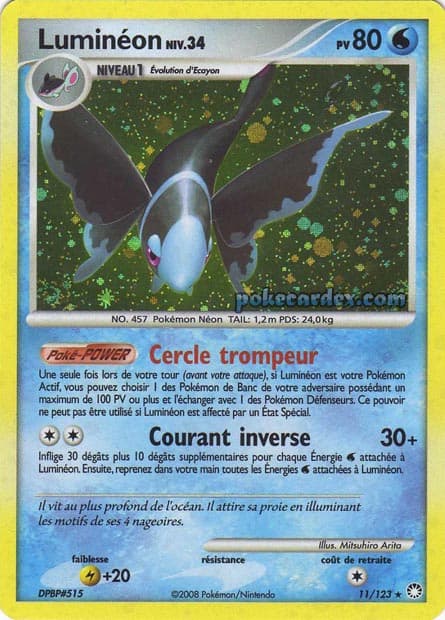 Carte Pokémon Luminéon #11 — Trésors Mystérieux