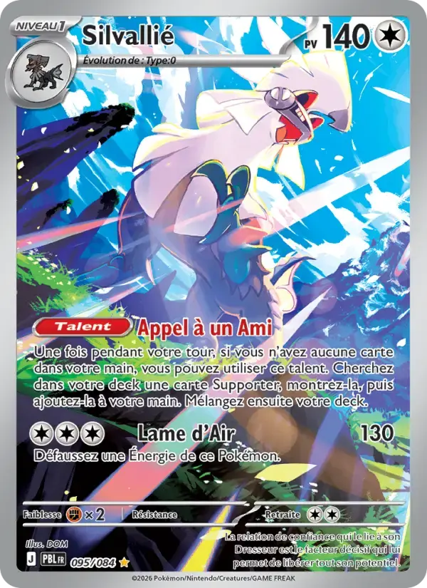 Carte Pokémon Silvallié #095 — Nuit Noire