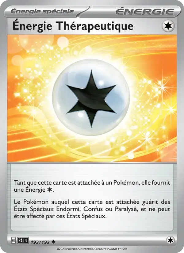 Carte Pokémon Énergie Thérapeutique #193 — Évolutions à Paldea
