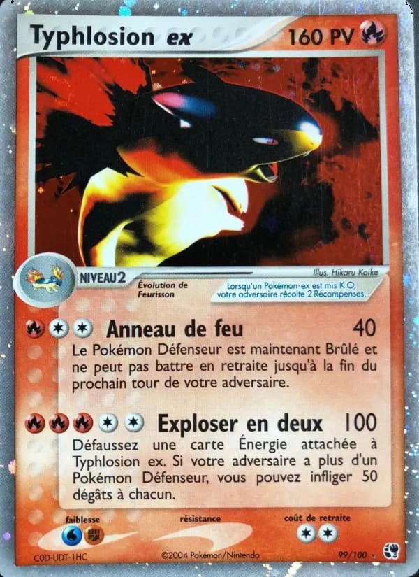 Carte Pokémon Typhlosion ex #99 — Tempête de Sable
