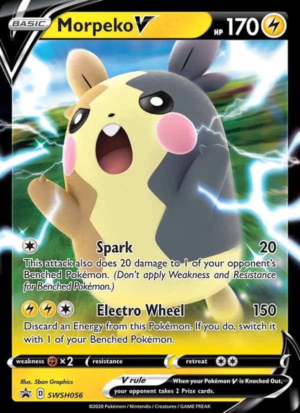 Morpeko V #SWSH056 — Sword & Shield Promos