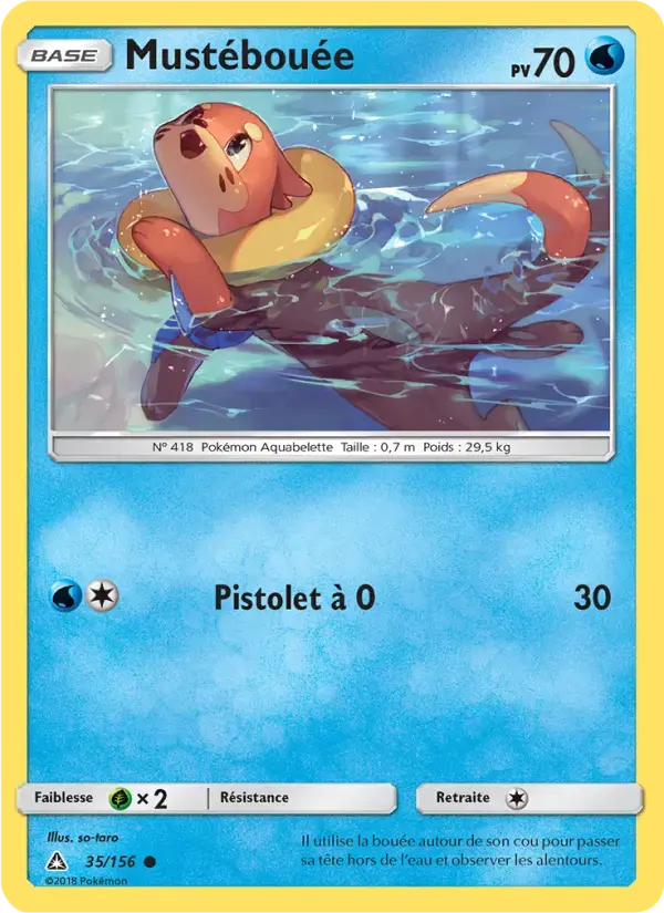 Carte Pokémon Mustébouée #35 — Ultra-Prisme