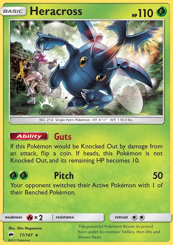 Heracross #11 — Burning Shadows