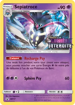 Carte Pokémon Sepiatroce #SM117 — Promos Soleil et Lune