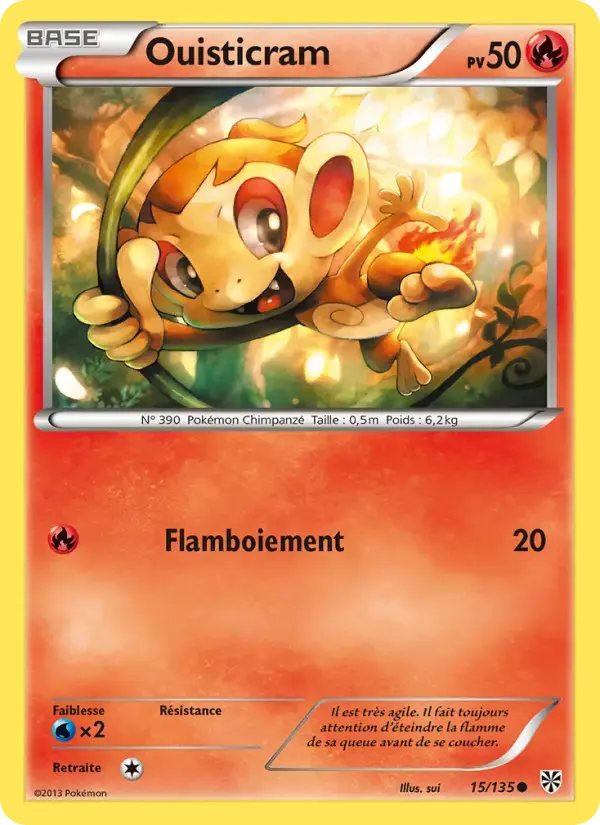 Carte Pokémon Ouisticram #15 — Tempête Plasma