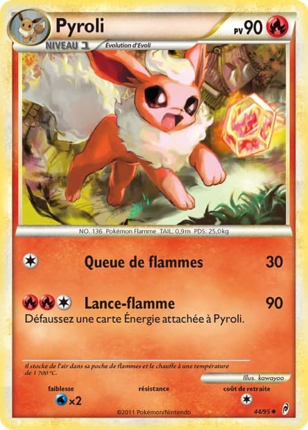 Carte Pokémon Pyroli #44 — L'Appel des Légendes