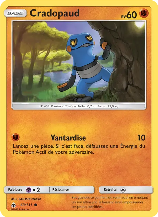 Carte Pokémon Cradopaud #63 — Lumière Interdite