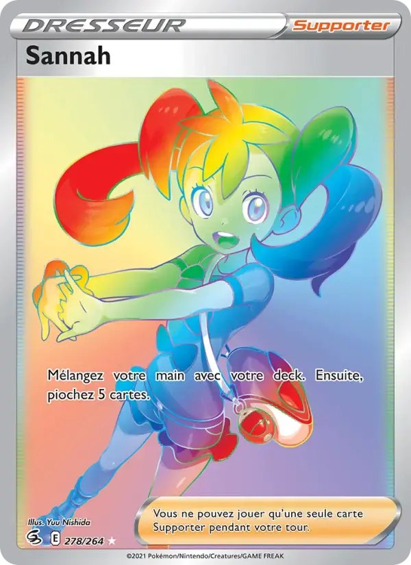Carte Pokémon Sannah #278 — Poing de Fusion