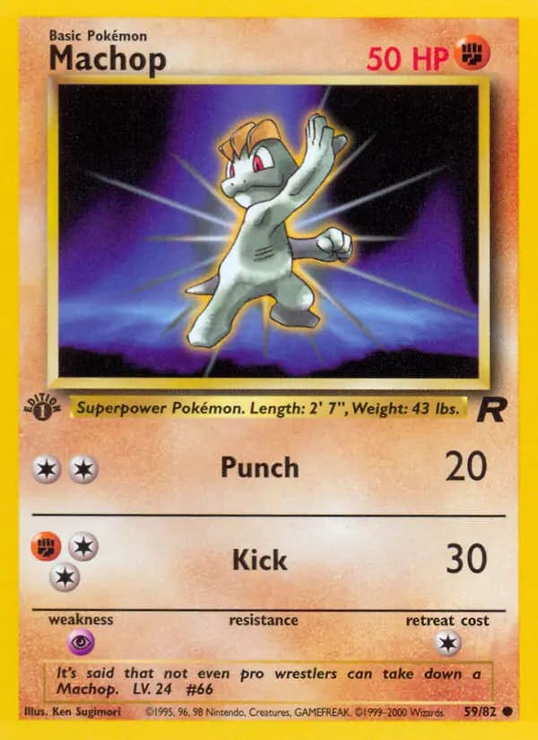 Machop #59 — Team Rocket