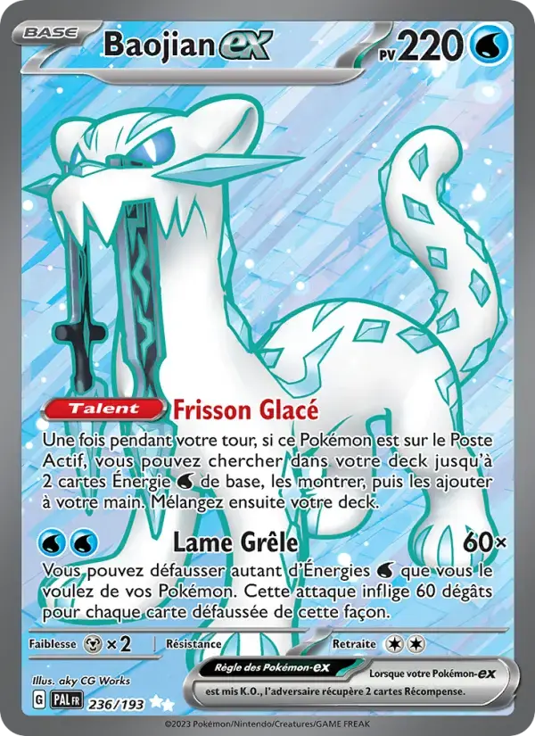Carte Pokémon Baojian-ex #236 — Évolutions à Paldea