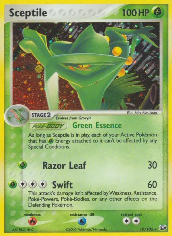Sceptile #10 — Emerald
