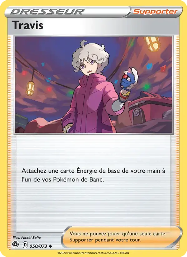 Carte Pokémon Travis #50 — La Voie du Maître