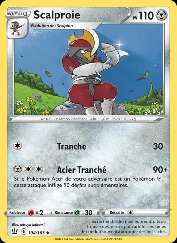 Carte Pokémon Scalproie #104 — Styles de Combat