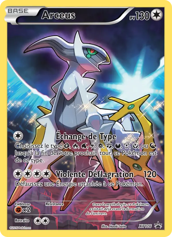 Carte Pokémon Arceus #XY116 — Promos X&Y