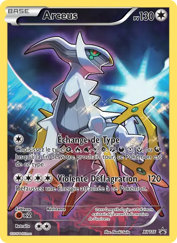 Carte Pokémon Arceus #XY116 — Promos X&Y