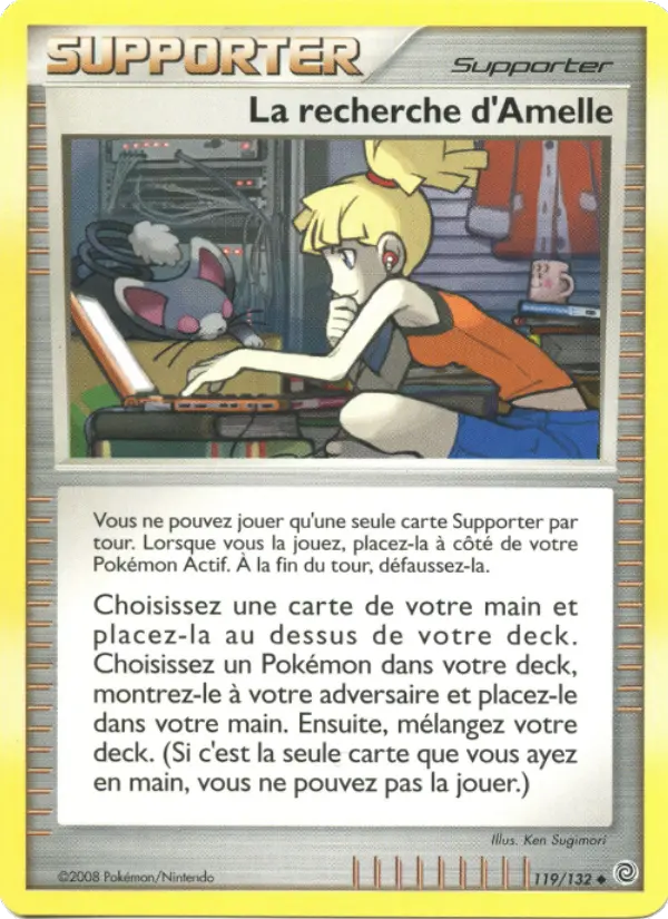 Carte Pokémon La recherche d'Amelle #119 — Merveilles Secrètes