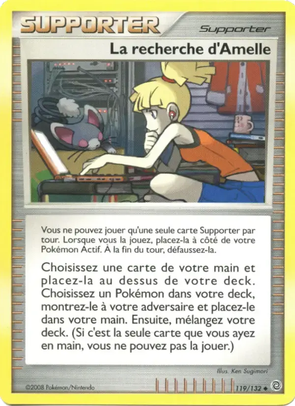 Carte Pokémon La recherche d'Amelle #119 — Merveilles Secrètes
