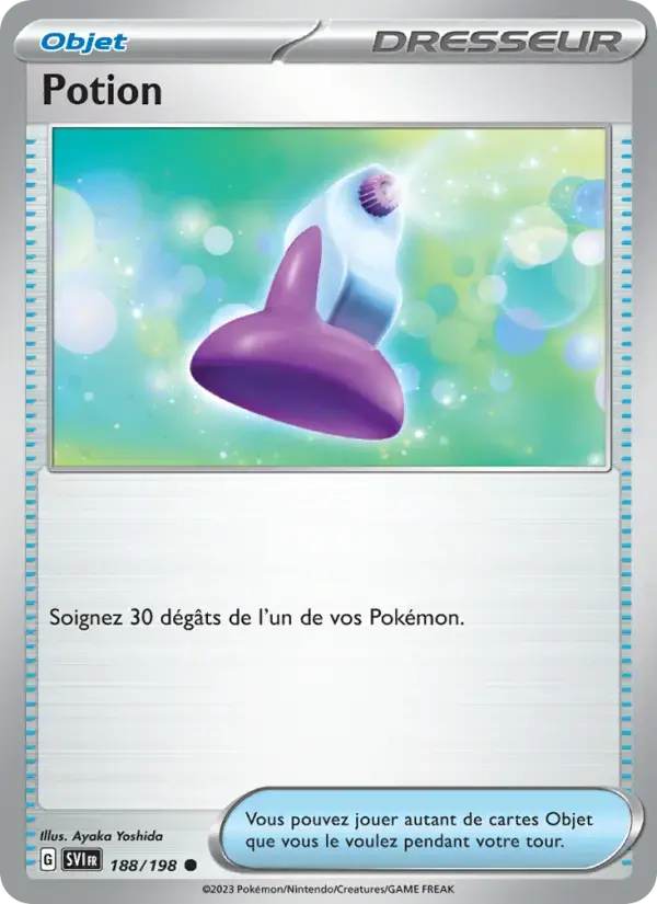 Carte Pokémon Potion #188 — Écarlate et Violet