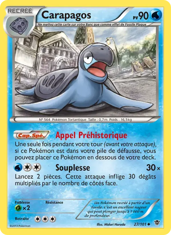 Carte Pokémon Carapagos #27 — Explosion Plasma