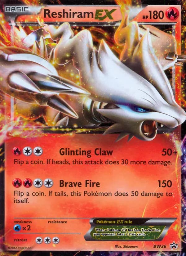 Reshiram-EX #BW36 — Black & White Promos