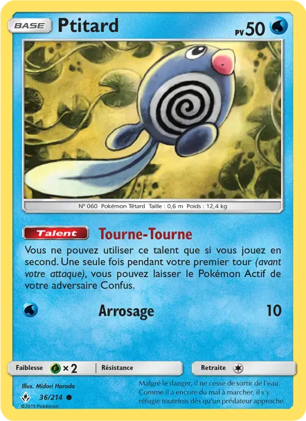 Carte Pokémon Ptitard #36 — Alliance Infaillible