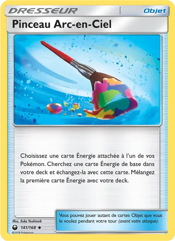 Carte Pokémon Pinceau Arc-en-Ciel #141 — Tempête Céleste