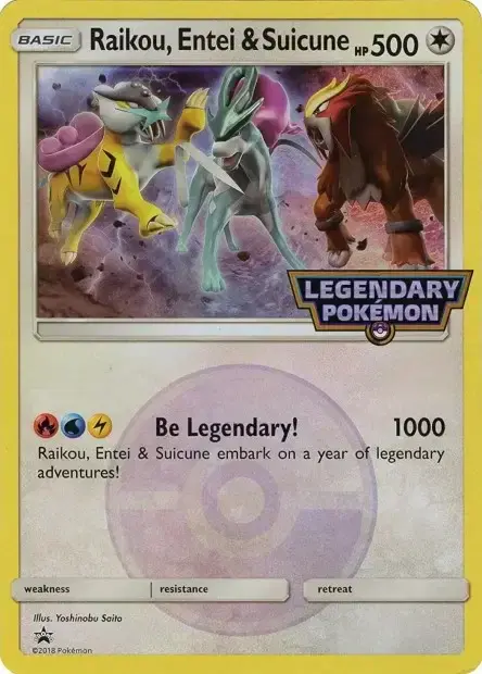Carte Pokémon Raikou, Entei et Suicune #J186 — Jumbo