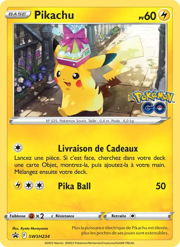 Carte Pokémon Pikachu #SWSH234 — Promos Épée et Bouclier