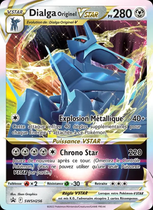 Carte Pokémon Dialga Originel VSTAR #SWSH256 — Promos Épée et Bouclier