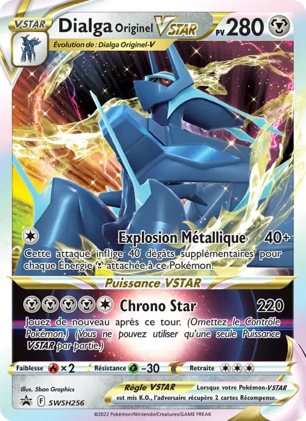 Carte Pokémon Dialga Originel VSTAR #SWSH256 — Promos Épée et Bouclier