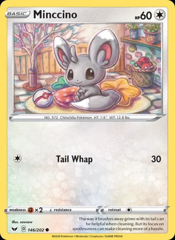 Minccino #146 — Sword & Shield