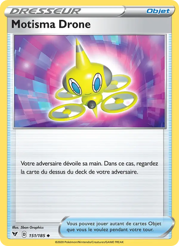 Carte Pokémon Motisma Drone #151 — Voltage Éclatant