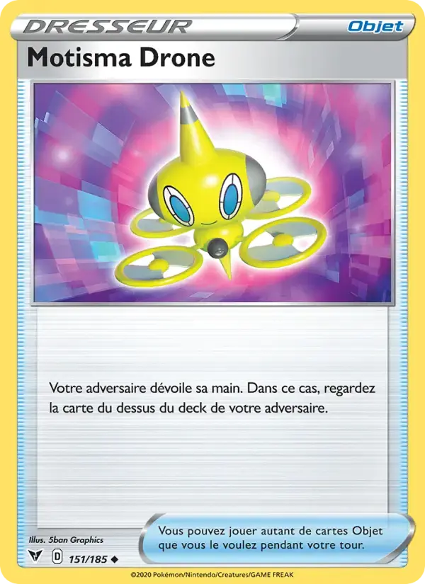 Carte Pokémon Motisma Drone #151 — Voltage Éclatant