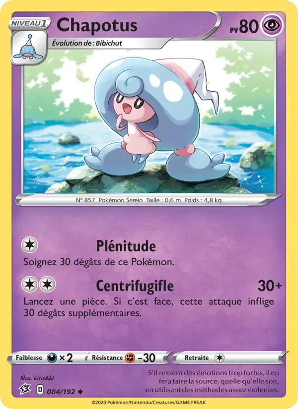 Carte Pokémon Chapotus #84 — Clash des Rebelles