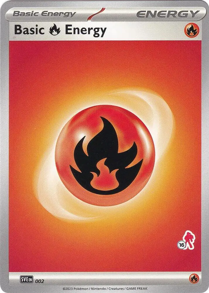 Carte Pokémon Basic Fire Energy #Armarouge 16 — Académie de Combat 2024