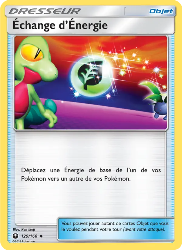 Carte Pokémon Échange d’Énergie #129 — Tempête Céleste