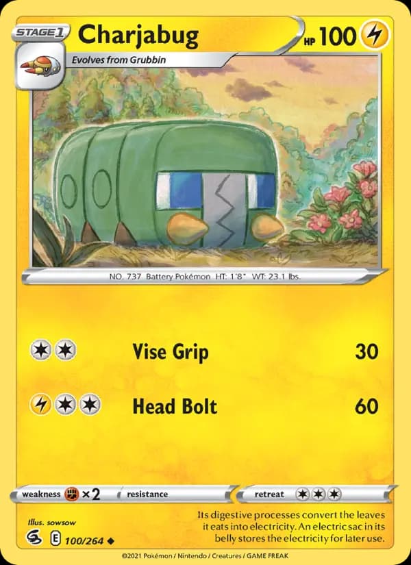 Charjabug #100 — Fusion Strike