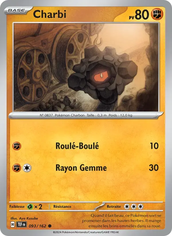 Carte Pokémon Charbi #093 — Forces Temporelles