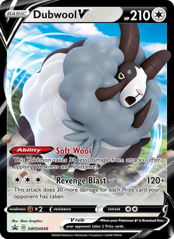 Dubwool V #SWSH049 — Sword & Shield Promos
