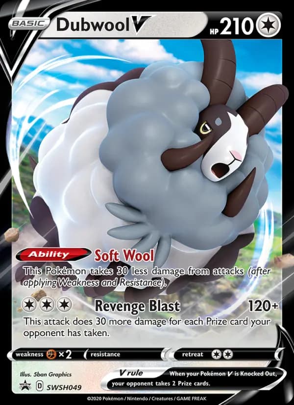 Dubwool V #SWSH049 — Sword & Shield Promos
