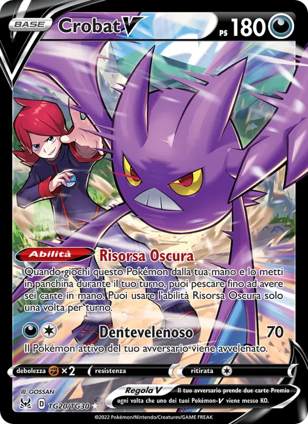 Carte Pokémon Nostenfer V #TG20 — Origine Perdue