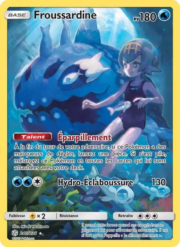 Carte Pokémon Froussardine #240 — Éclipse Cosmique