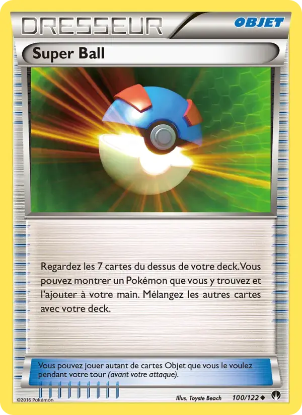 Carte Pokémon Super Ball #100 — Rupture Turbo