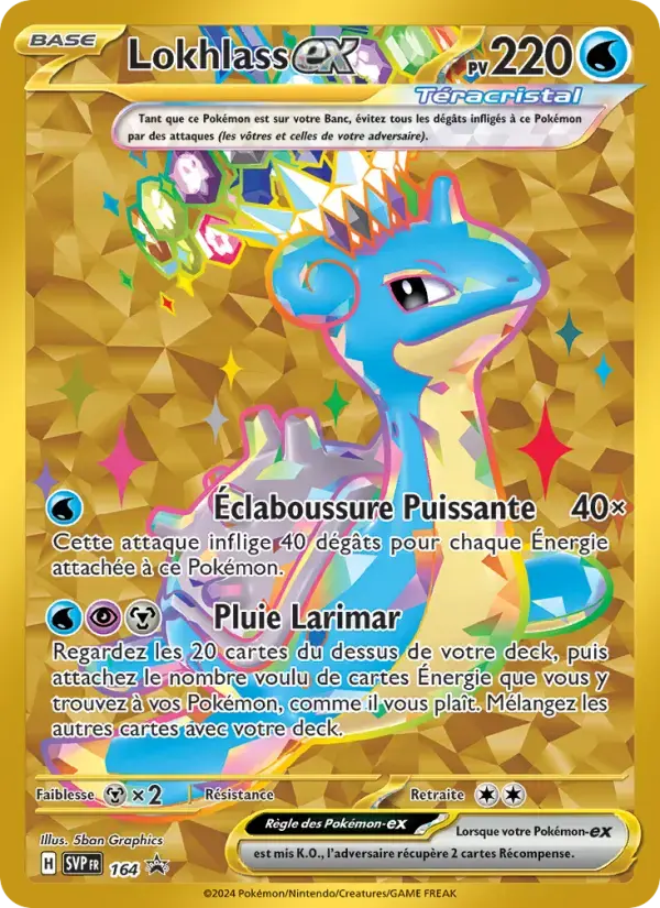 Carte Pokémon Lokhlass-ex #164 — Promos Écarlate et Violet