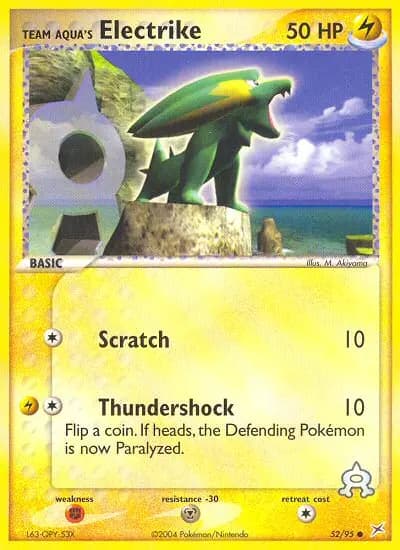Team Aqua's Electrike #52 — Team Magma vs Team Aqua