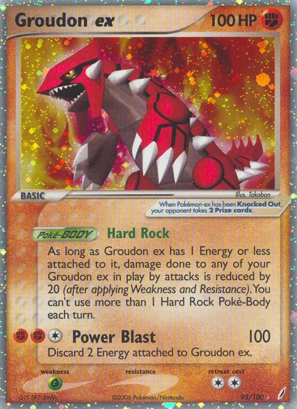 Groudon ex #93 — Crystal Guardians
