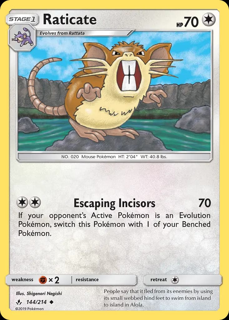 Raticate #144 — Unbroken Bonds