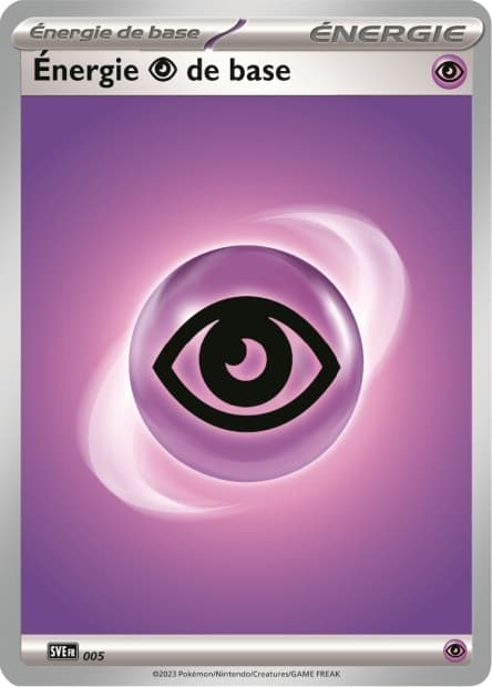 Carte Pokémon Énergie Psy #005 — Énergies Écarlate et Violet