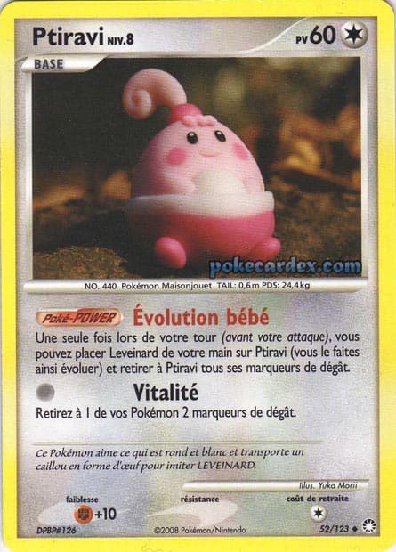 Carte Pokémon Ptiravi #52 — Trésors Mystérieux